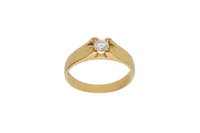 Anello con diamante - Asta Preziosi Anello con diamante - Asta Preziosi