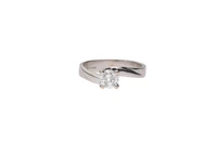 Anello con diamante - Asta Preziosi
