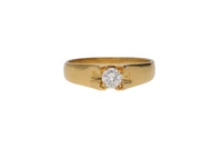 Anello con diamante - Asta Preziosi Anello con diamante - Asta Preziosi