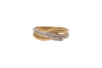 Anello con pietre incolori - Asta Preziosi