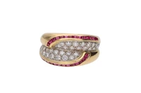 Anello con rubini e diamanti - Asta Preziosi Anello con rubini e diamanti - Asta Preziosi