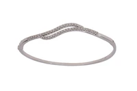 Bracciale rigido con diamanti - Asta Preziosi Bracciale rigido con diamanti - Asta Preziosi