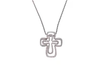 Collana e pendente a forma di croce scomponibile con diamanti - Asta Preziosi Collana e pendente a forma di croce scomponibile con diamanti - Asta Preziosi