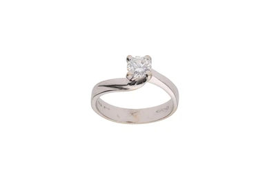 Anello con diamante - Asta Preziosi