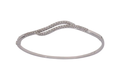 Bracciale rigido con diamanti - Asta Preziosi Bracciale rigido con diamanti - Asta Preziosi