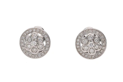 Paio orecchini a fiore con diamanti - Asta Preziosi Paio orecchini a fiore con diamanti - Asta Preziosi
