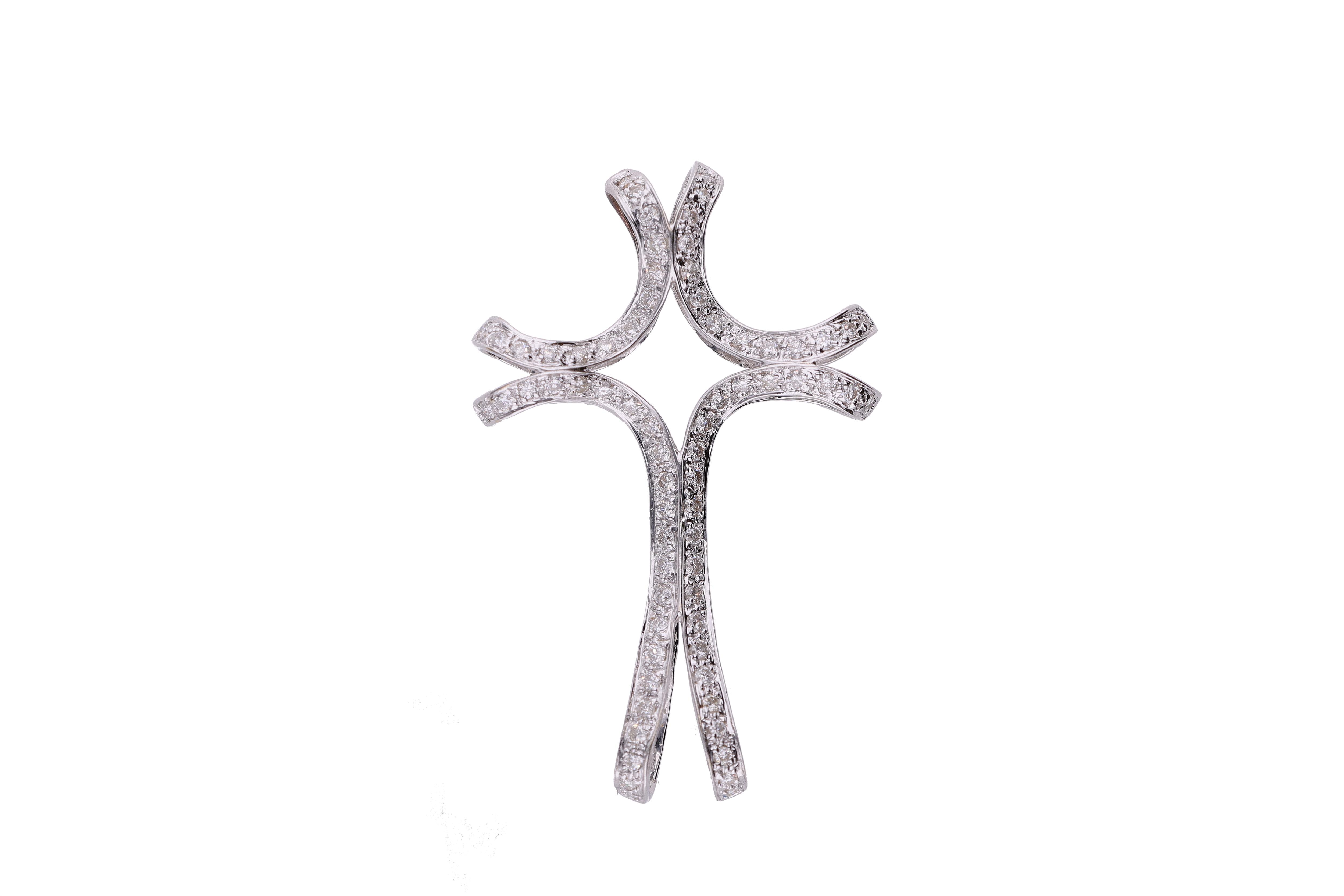 Croce con diamanti - Asta Preziosi