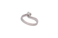 Anello con diamante - Asta Preziosi
