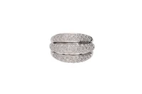 Anello con pave' di diamanti - Asta Preziosi Anello con pave' di diamanti - Asta Preziosi