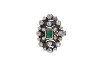 Anello con smeraldo e diamanti - Asta Preziosi Anello con smeraldo e diamanti - Asta Preziosi