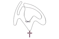 Bliss, collana con diamante e rubini - Asta Preziosi