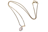 Collier con diamanti e perla coltivata - Asta Preziosi