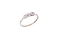 Veretta con cinque diamanti - Asta Preziosi Veretta con cinque diamanti - Asta Preziosi