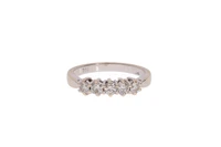Veretta con cinque diamanti - Asta Preziosi Veretta con cinque diamanti - Asta Preziosi