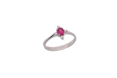 Anello con rubino e diamanti - Asta Preziosi Anello con rubino e diamanti - Asta Preziosi