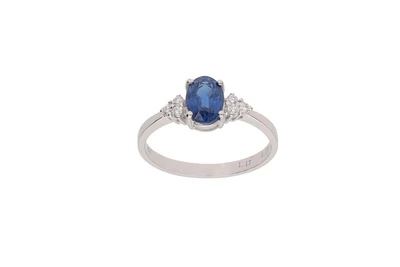 Anello con zaffiro e diamanti - Asta Preziosi Anello con zaffiro e diamanti - Asta Preziosi