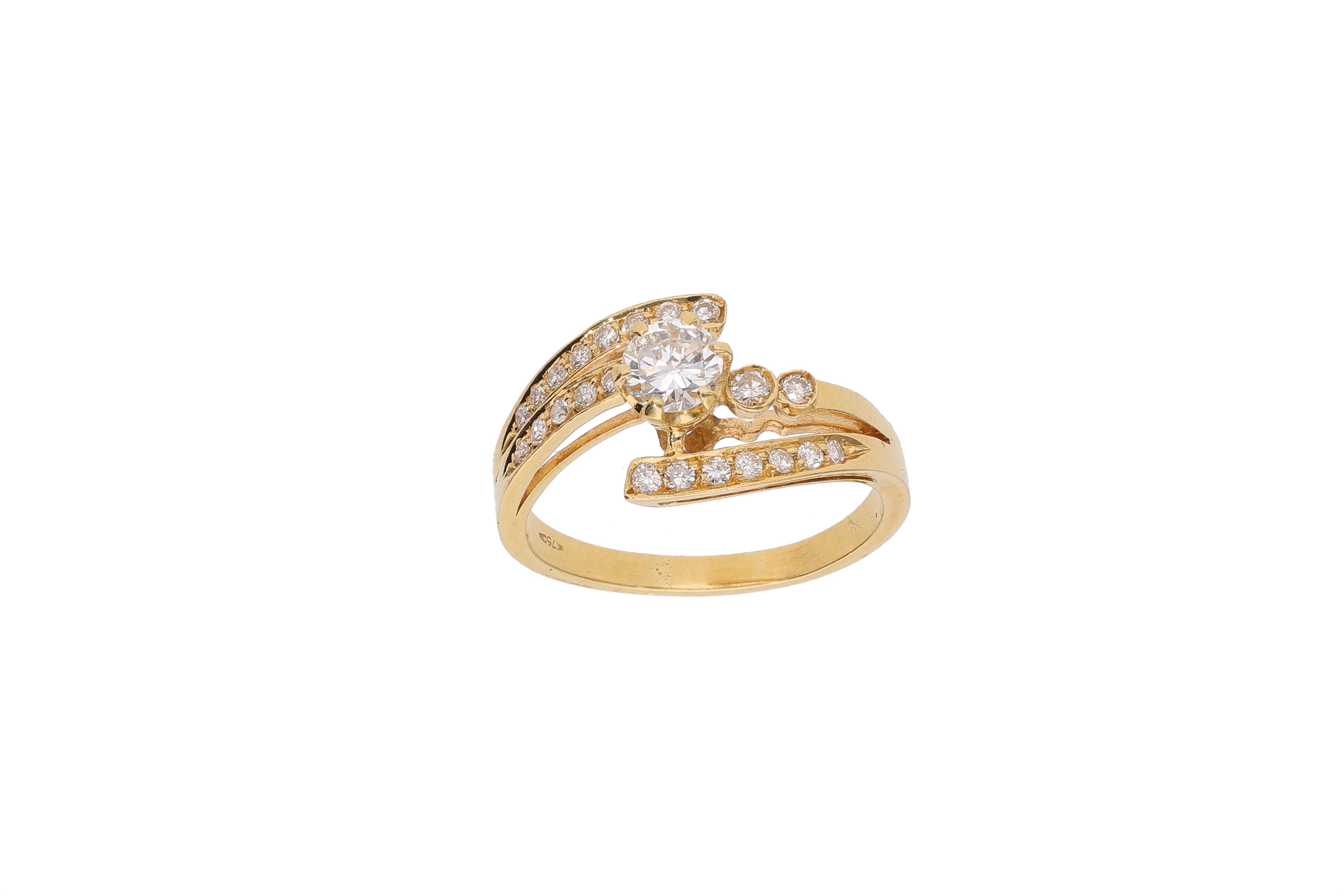 Anello con diamanti - Asta Preziosi