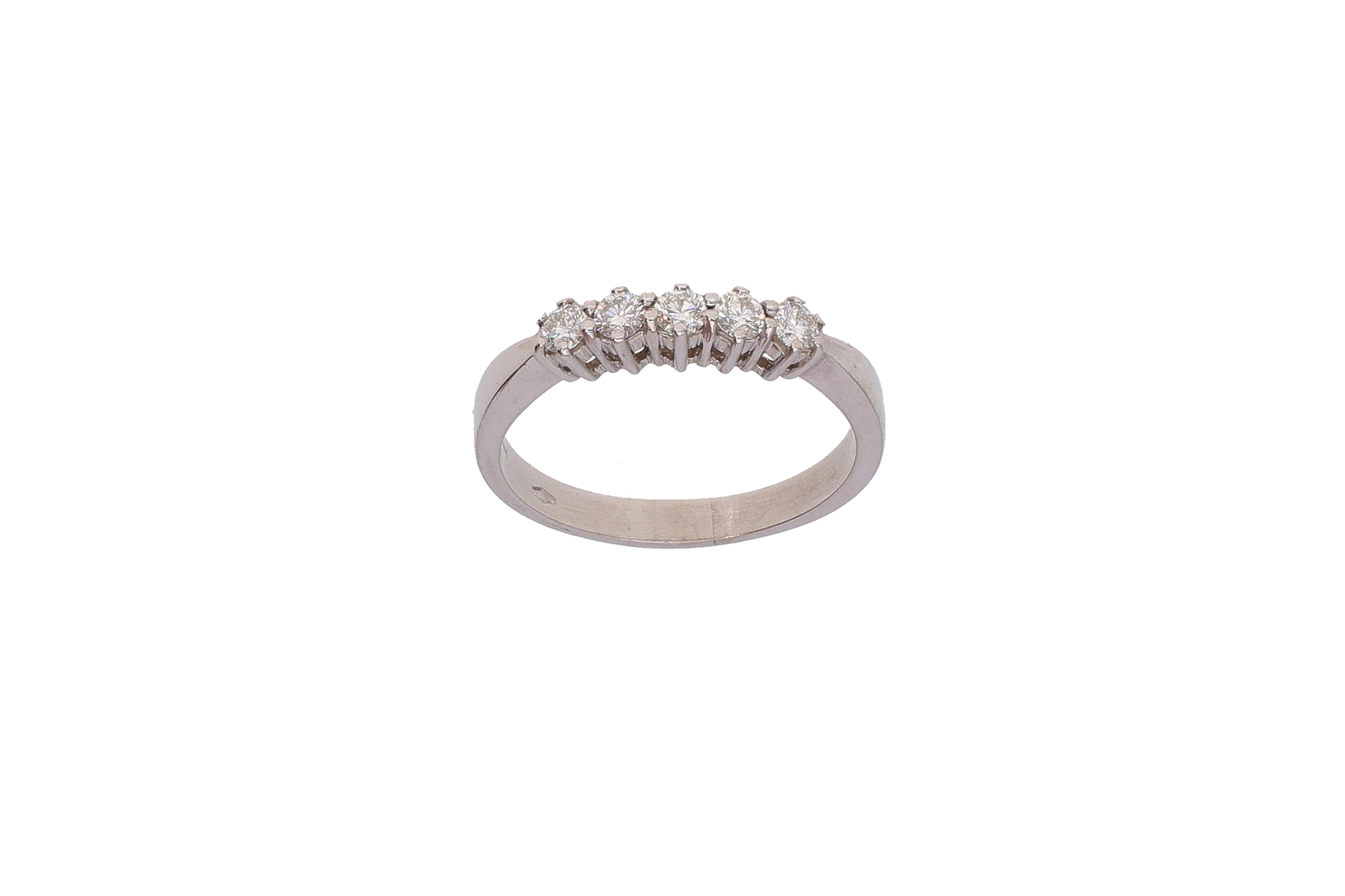 Anello con diamanti - Asta Preziosi