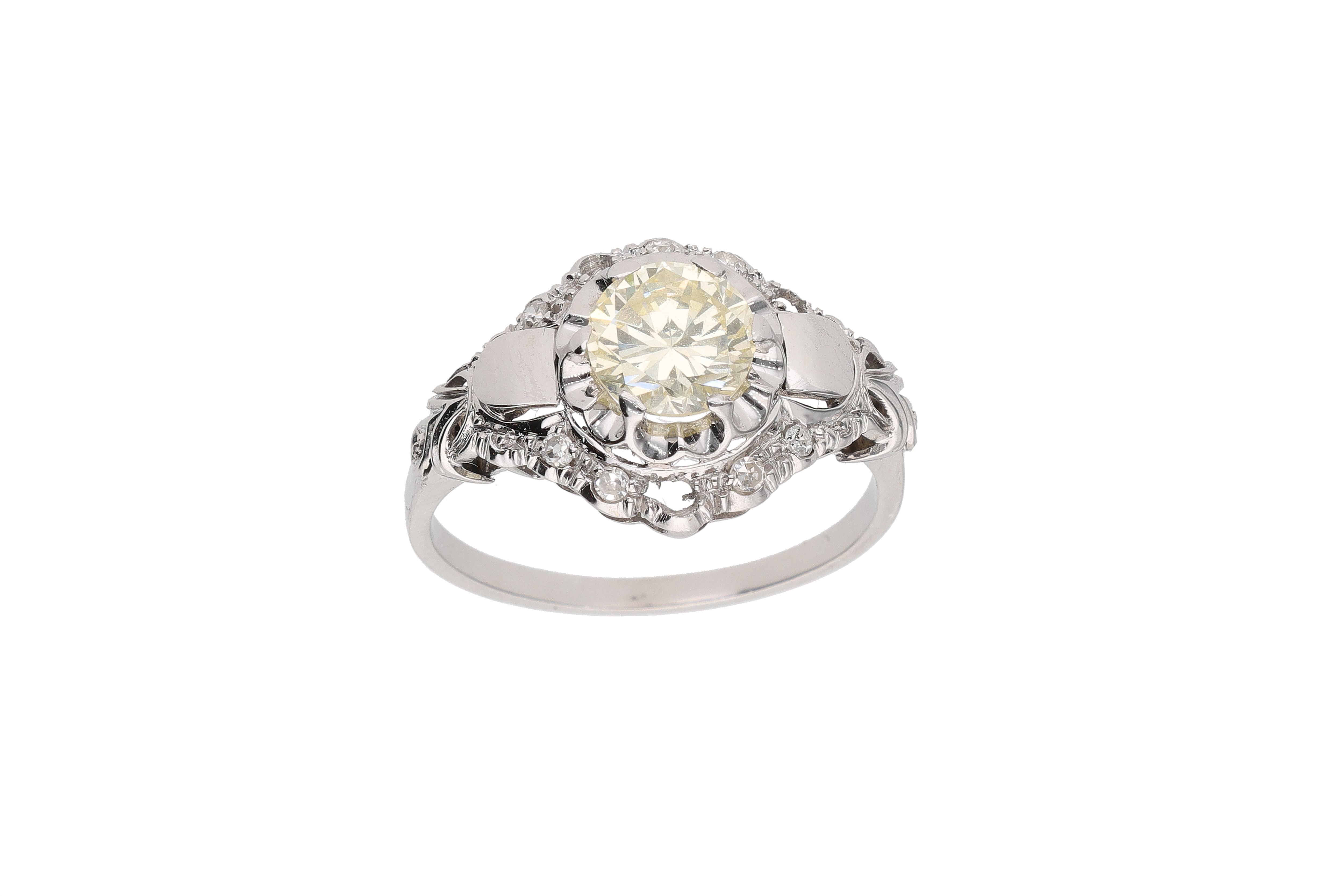 Anello con diamanti - Asta Preziosi