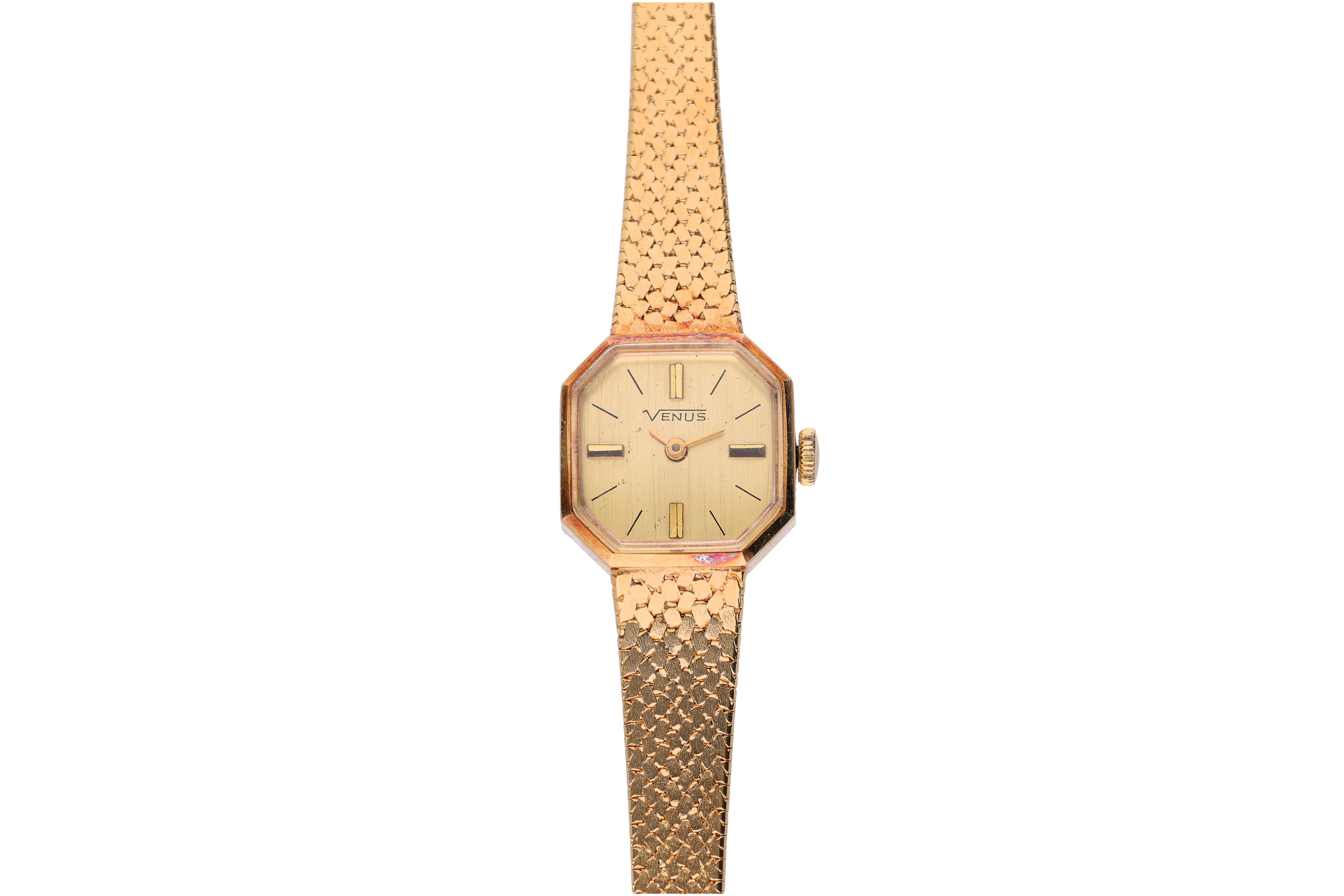 Venus, orologio lady in oro - Asta Preziosi