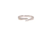Anello con diamante - Asta Preziosi Anello con diamante - Asta Preziosi