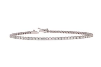 Bracciale tennis con diamanti - Asta Preziosi Bracciale tennis con diamanti - Asta Preziosi