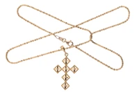 Collana con crocetta - Asta Preziosi
