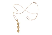 Collana con pendente con pietre - Asta Preziosi Collana con pendente con pietre - Asta Preziosi