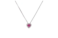 Collier con diamanti e rubino - Asta Preziosi Collier con diamanti e rubino - Asta Preziosi