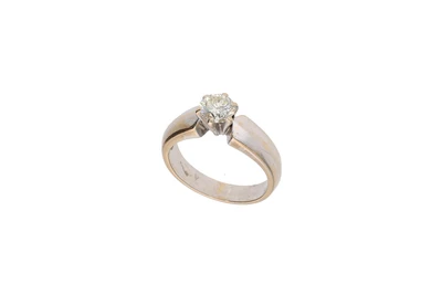 Anello con diamante - Asta Preziosi