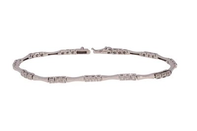 Bracciale con diamanti - Asta Preziosi