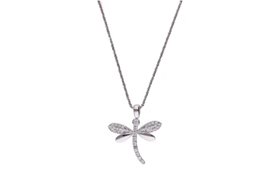 Collana con ciondolo a forma di libellula - Asta Preziosi Collana con ciondolo a forma di libellula - Asta Preziosi