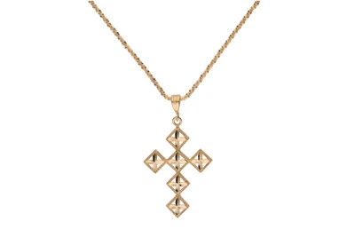 Collana con crocetta - Asta Preziosi