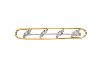 Spilla con diamanti - Asta Preziosi
