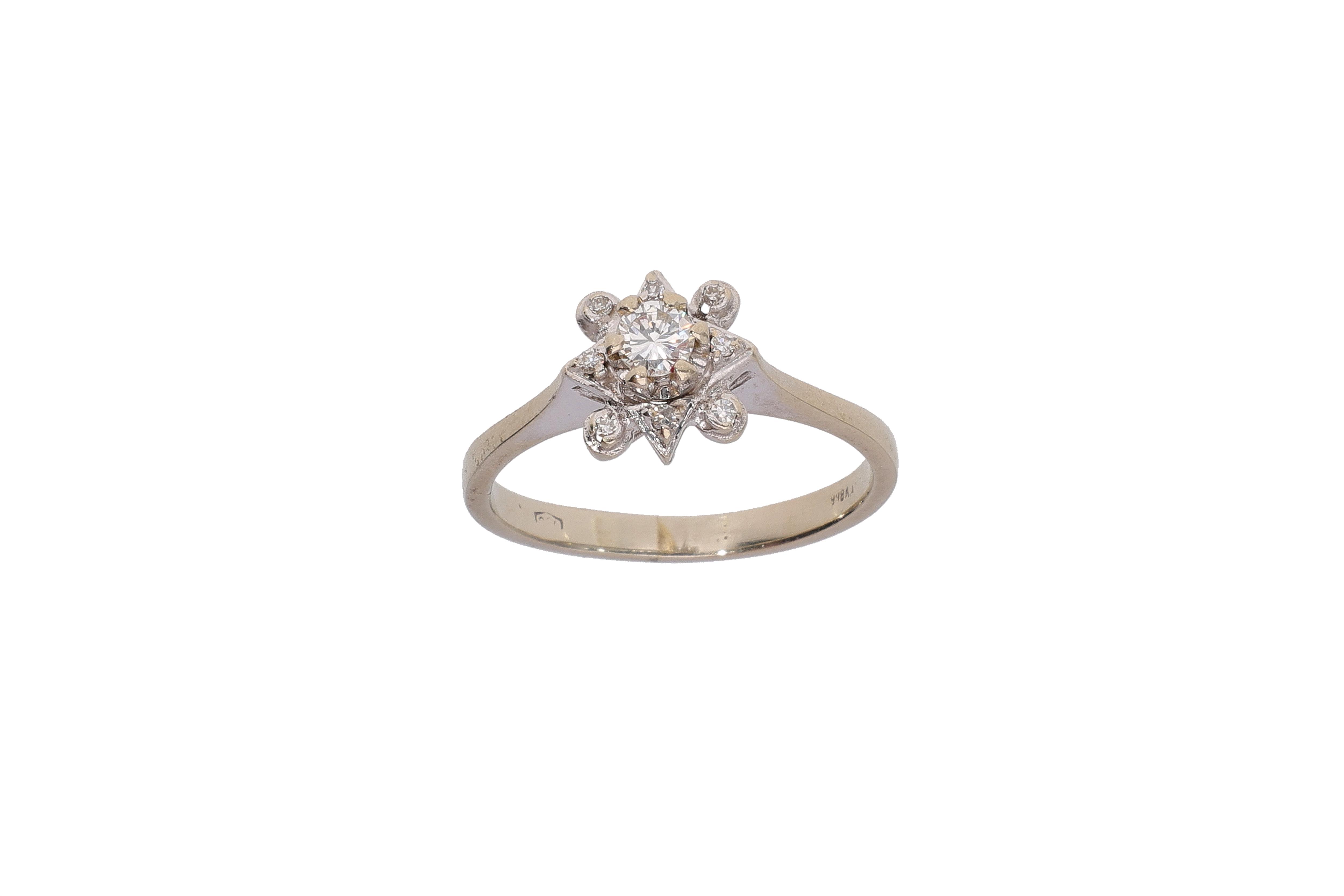 Anello con diamanti - Asta Preziosi