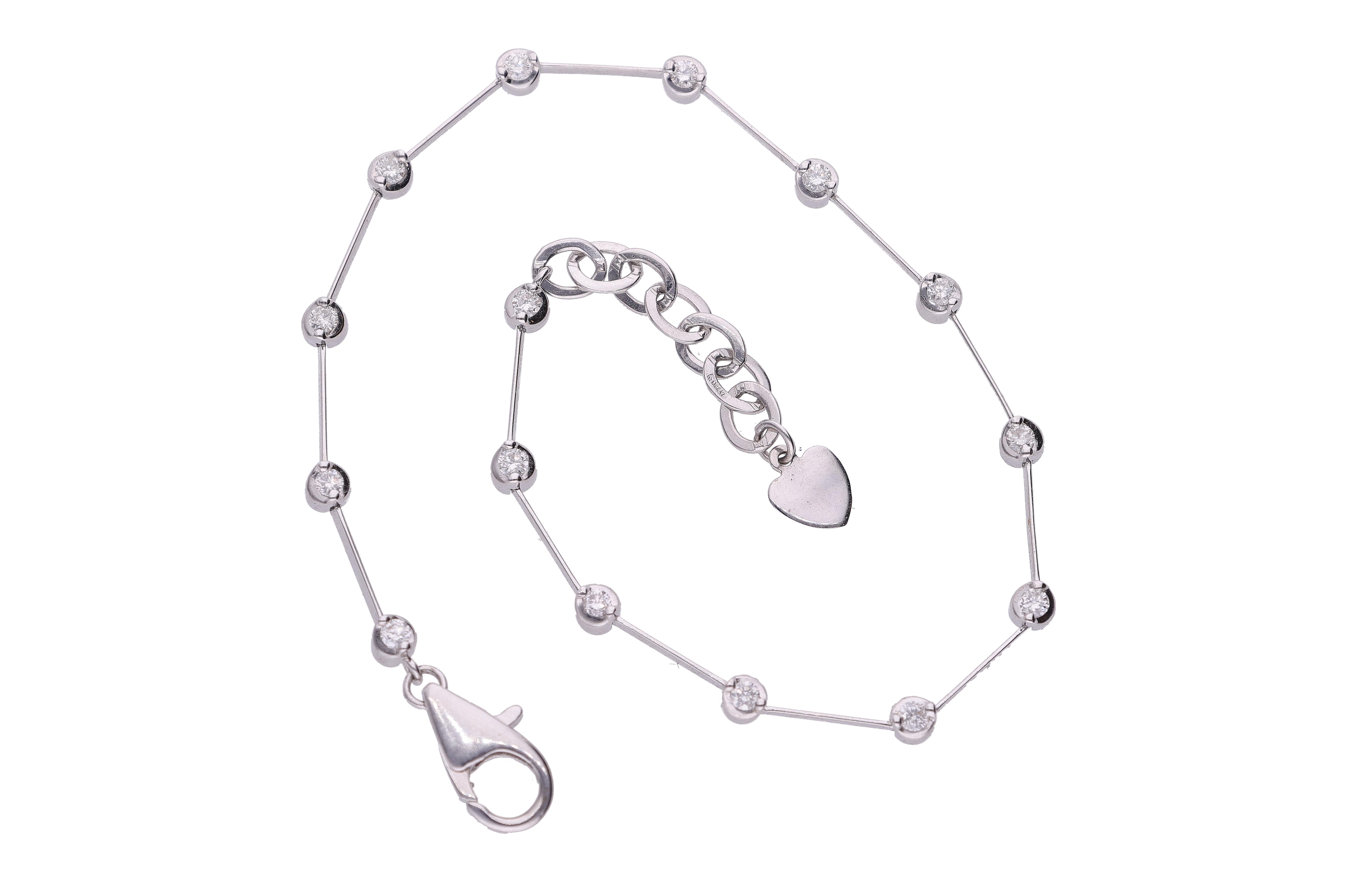 Bracciale con diamanti - Asta Preziosi