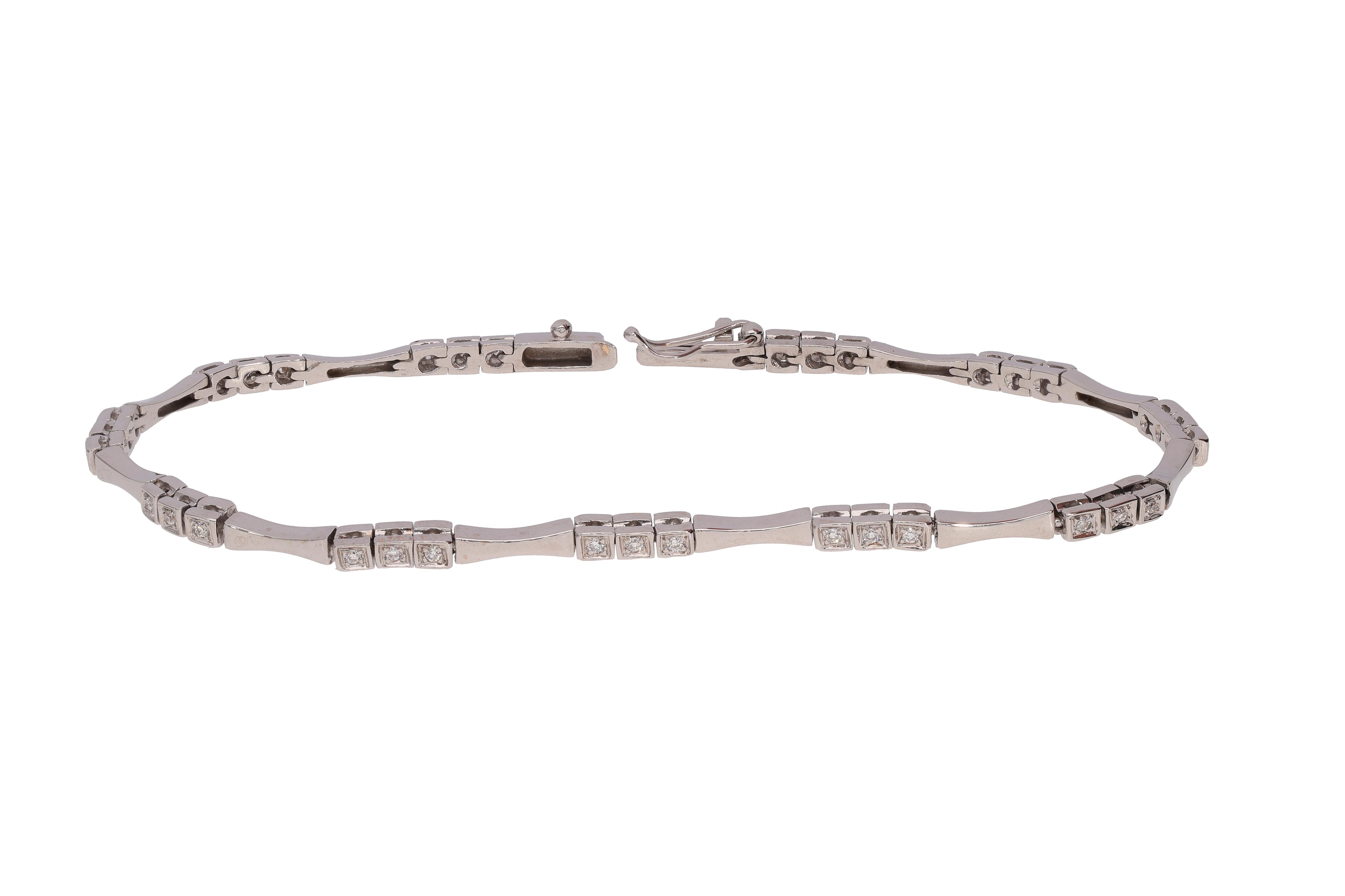 Bracciale con diamanti - Asta Preziosi