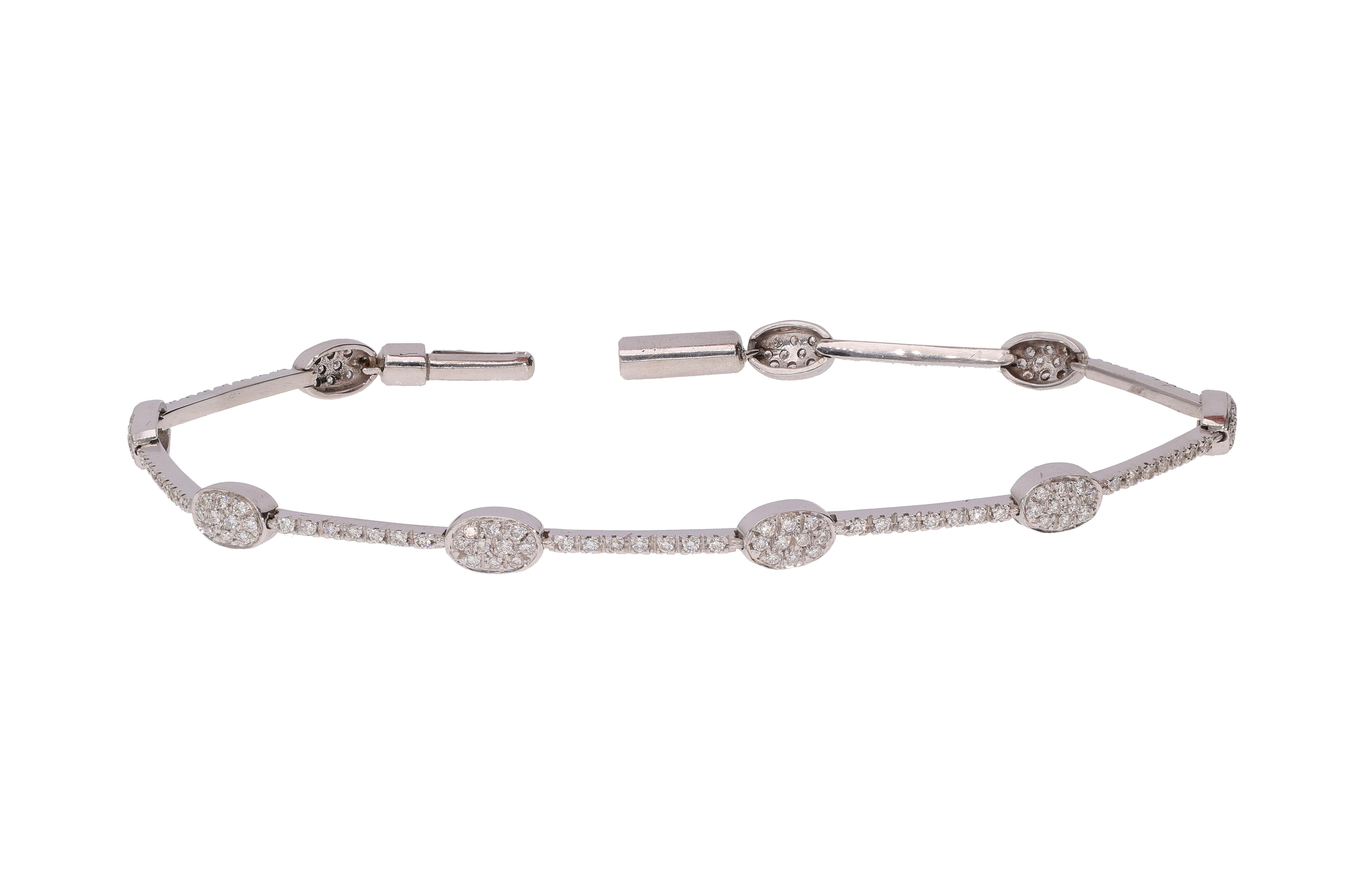 Bracciale con diamanti - Asta Preziosi