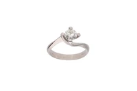 Anello con diamante - Asta Preziosi Anello con diamante - Asta Preziosi