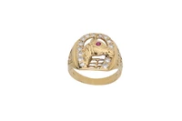 Anello con diamanti e pietra - Asta Preziosi Anello con diamanti e pietra - Asta Preziosi