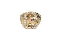 Anello con diamanti e pietra - Asta Preziosi Anello con diamanti e pietra - Asta Preziosi