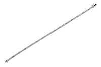 Bracciale con pietre incolore e smeraldi - Asta Preziosi Bracciale con pietre incolore e smeraldi - Asta Preziosi