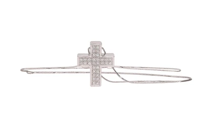 Collier e crocetta con diamanti - Asta Preziosi Collier e crocetta con diamanti - Asta Preziosi