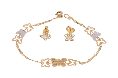 Paio orecchini e bracciale - Asta Preziosi Paio orecchini e bracciale - Asta Preziosi