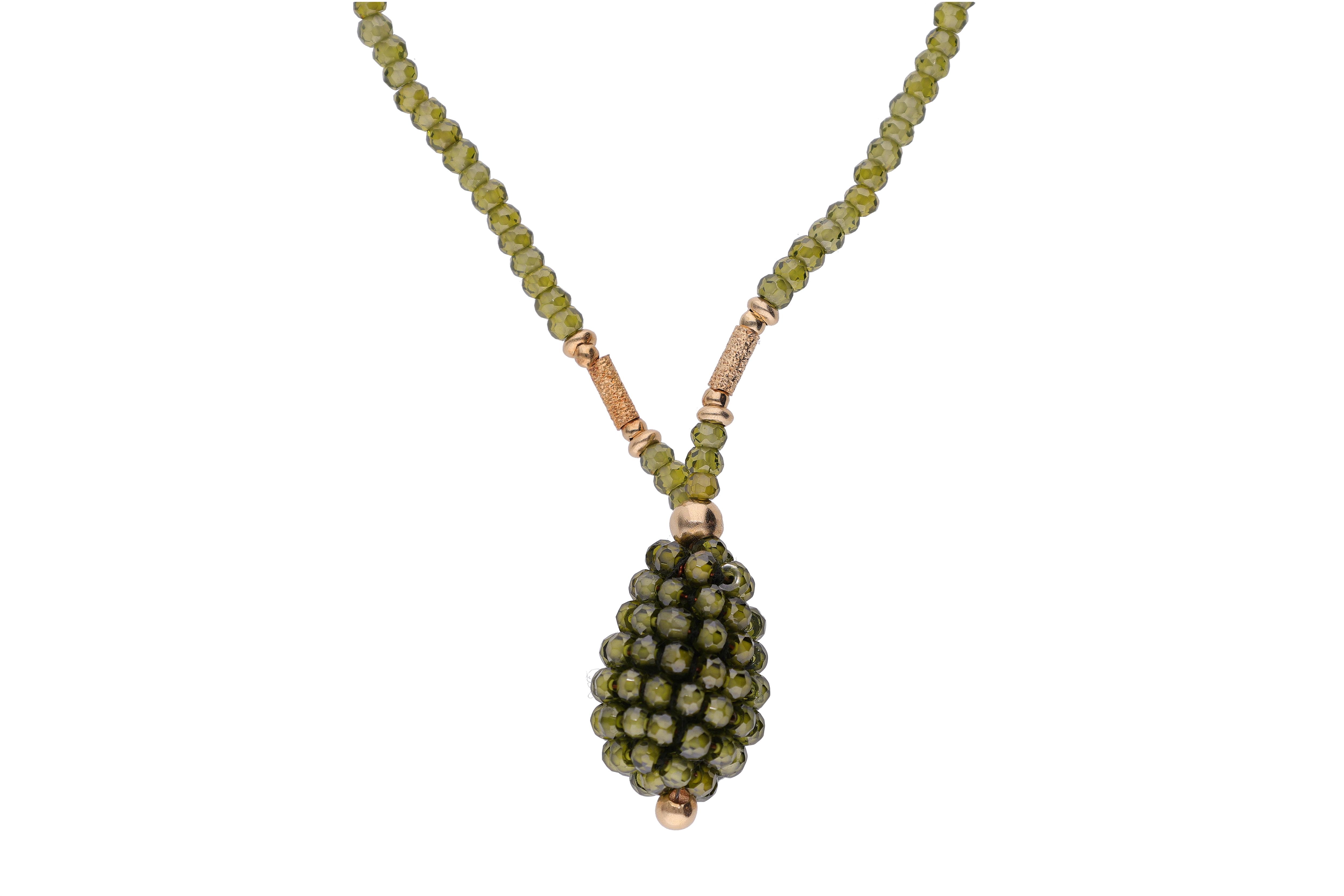 Collana con pietre verdi - Asta Preziosi