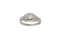 Anello con diamante - Asta Preziosi