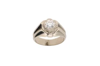 Anello con diamante - Asta Preziosi