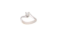 Anello con diamante - Asta Preziosi