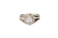 Anello con diamante - Asta Preziosi