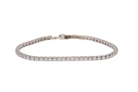 Bracciale tennis con diamanti - Asta Preziosi